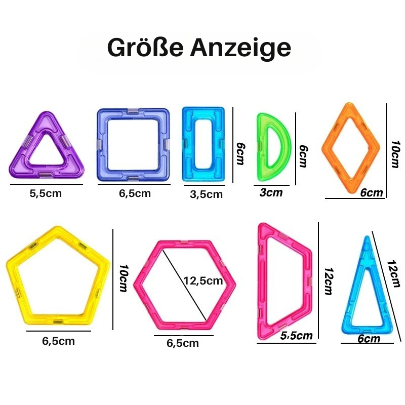 Große Magnet-Bausteine – Fantasievolles Spielen & Lernen für Kids