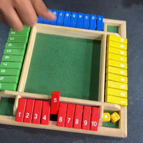 Shut the Box – Das spannende Würfelspiel für 4 Spieler
