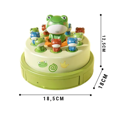 Fliegender Frosch – Lustiges Montessori Fangspiel für Kinder