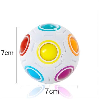 Magischer Regenbogen Puzzleball – Stressabbau für Kinder und Erwachsene