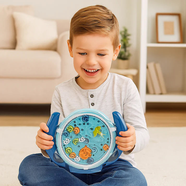 3D Kugel-Labyrinth – Montessori Geduldsspiel & Brain Teaser für Kinder