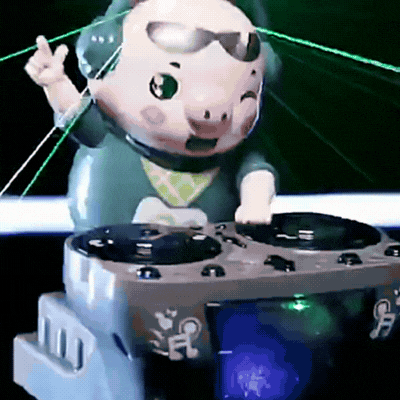 Elektrisches Tanzendes Schwein – Musik, Licht & Bewegung für Kinder