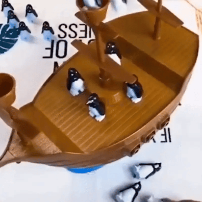 Lustiges Piratenschiff Puzzle – Gleichgewicht-Spiel für Kinder ab 3 Jahren