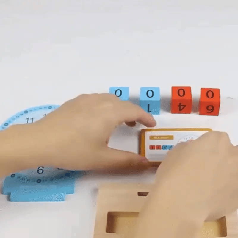 Zeit lernen leicht gemacht – Montessori Uhr für Kindergarten