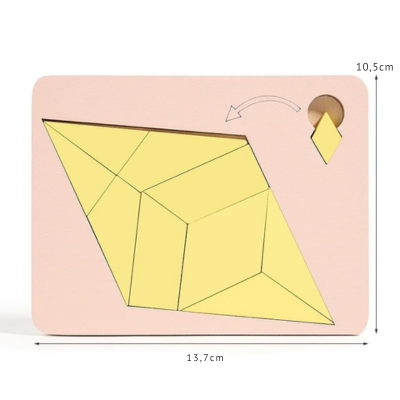 Intelligentes Holzpuzzle für Kinder – Logisches Denken leicht gemacht Stil 2