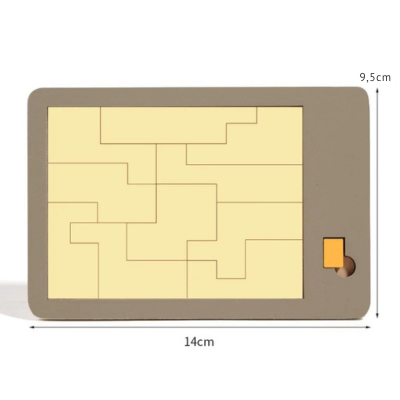 Intelligentes Holzpuzzle für Kinder – Logisches Denken leicht gemacht Stil 1