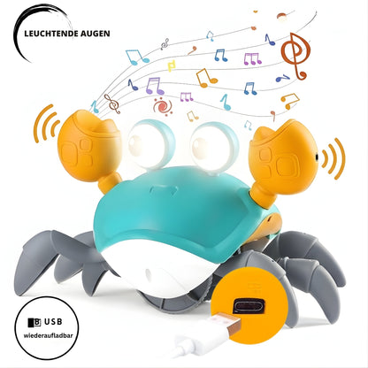 Krabbelnde Krabbe – Mit Musik, Augenbeleuchtung & USB-Funktion!