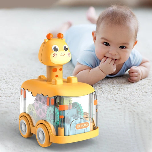 Drücken Gear Auto – Lustiges Lernauto mit Tierdesign & Rückziehmotor