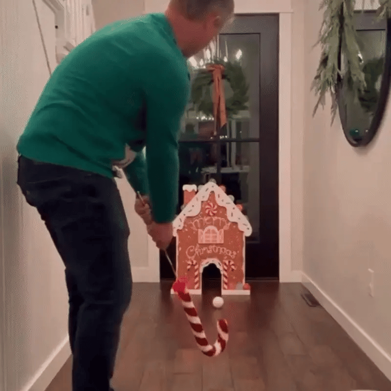 Weihnachts-Golfspiel-Satz – Innenbereich - und Im Freien-Familienspaß