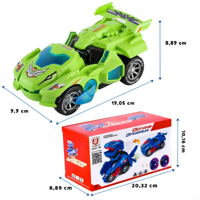 2-in-1 Dino Auto – Verwandelt sich automatisch in einen Roboter!