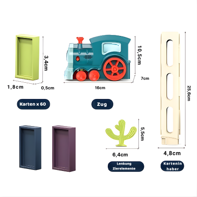 Automatisches Domino-Legeauto – Cleveres Spiel, breites Lächeln!