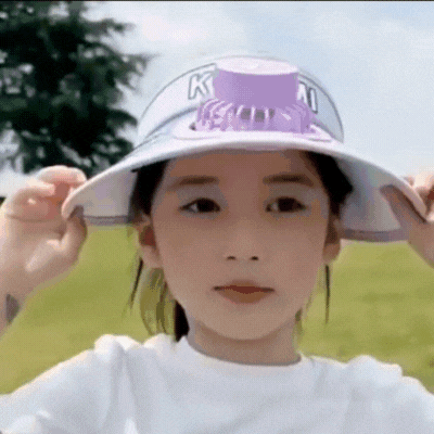 Sonnenschutz & frische Brise – USB Ventilator Cap für Kids