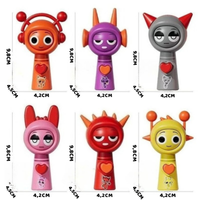 Sprunki Sammelfiguren-Satz – Gesichtsveränderungs-Minispielzeug für Fans