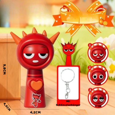 Sprunki Sammelfiguren-Satz – Gesichtsveränderungs-Minispielzeug für Fans