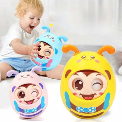 Bee Tumbler Babyspielzeug – Schaukelspaß für die Bauchlage und frühes Lernen