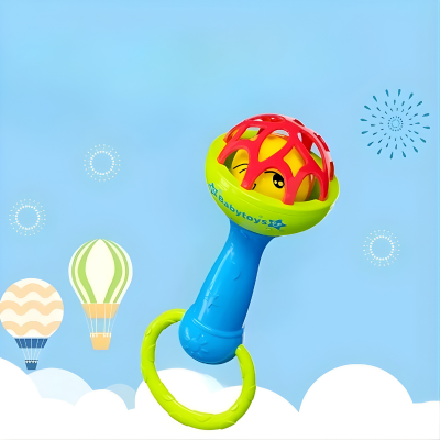 Baby Vibrating Bell Spielzeug – Sicherer Greiftrainer für 0–3 Jahre