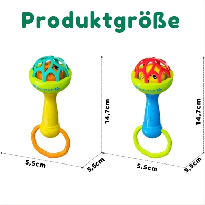 Baby Vibrating Bell Spielzeug – Sicherer Greiftrainer für 0–3 Jahre