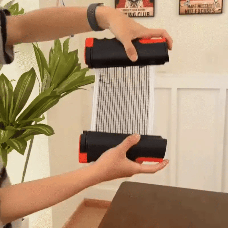 Einziehbares Tischtennisnetz - Passend für Jeden Tisch!