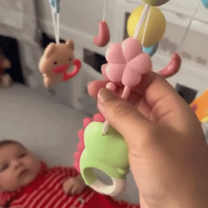 Babykrippe Musik Mobile Rassel Spielzeug, Licht & Fernbedienung