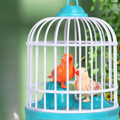 Sprechendes Vogelspielzeug – Sprachaktivierter singender Vogelkäfig