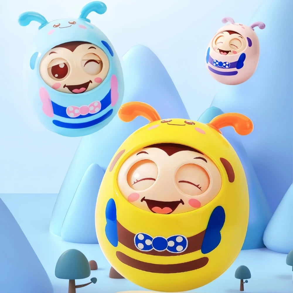 Bee Tumbler Babyspielzeug – Schaukelspaß für die Bauchlage und frühes Lernen