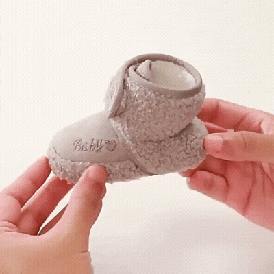 Winter Baby Schuhe mit Fleece – Warm, Weich & Rutschfest