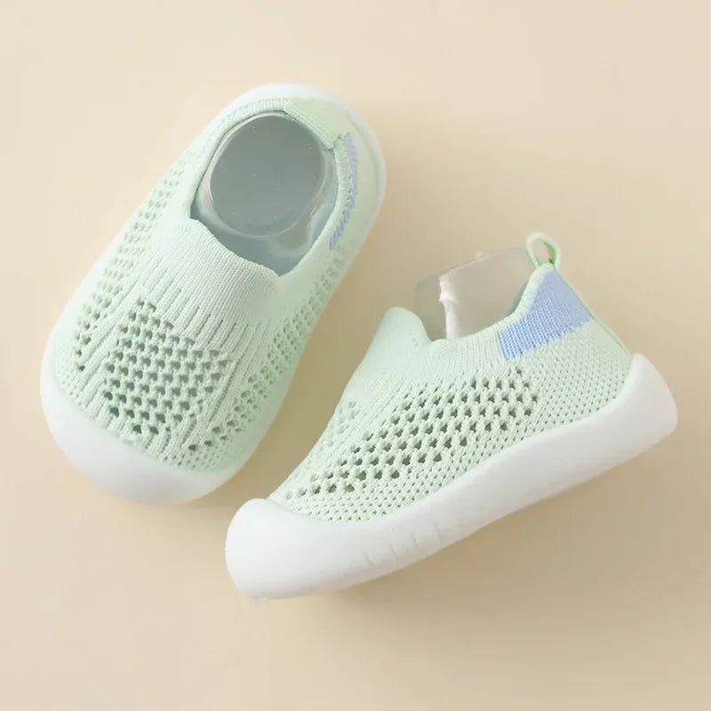 Atmungsaktive Kinder Sneakers - Schuhe für Alltag & Schule Grün