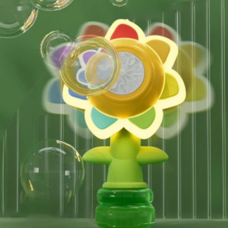 Tanzende Seifenblasen Blume Spielzeug mit Licht und Bewegung