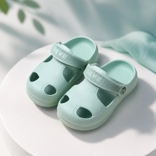 Rutschfeste Baby Beach Sandalen – Leicht, Sicher & Atmungsaktiv Dunkelgrün