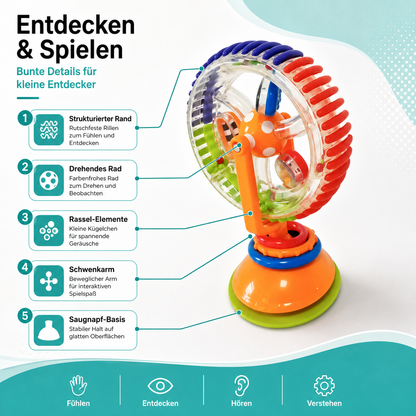 Rotierendes Baby-Riesenrad – Spielspaß & Förderung für Babys ab 6 Monaten