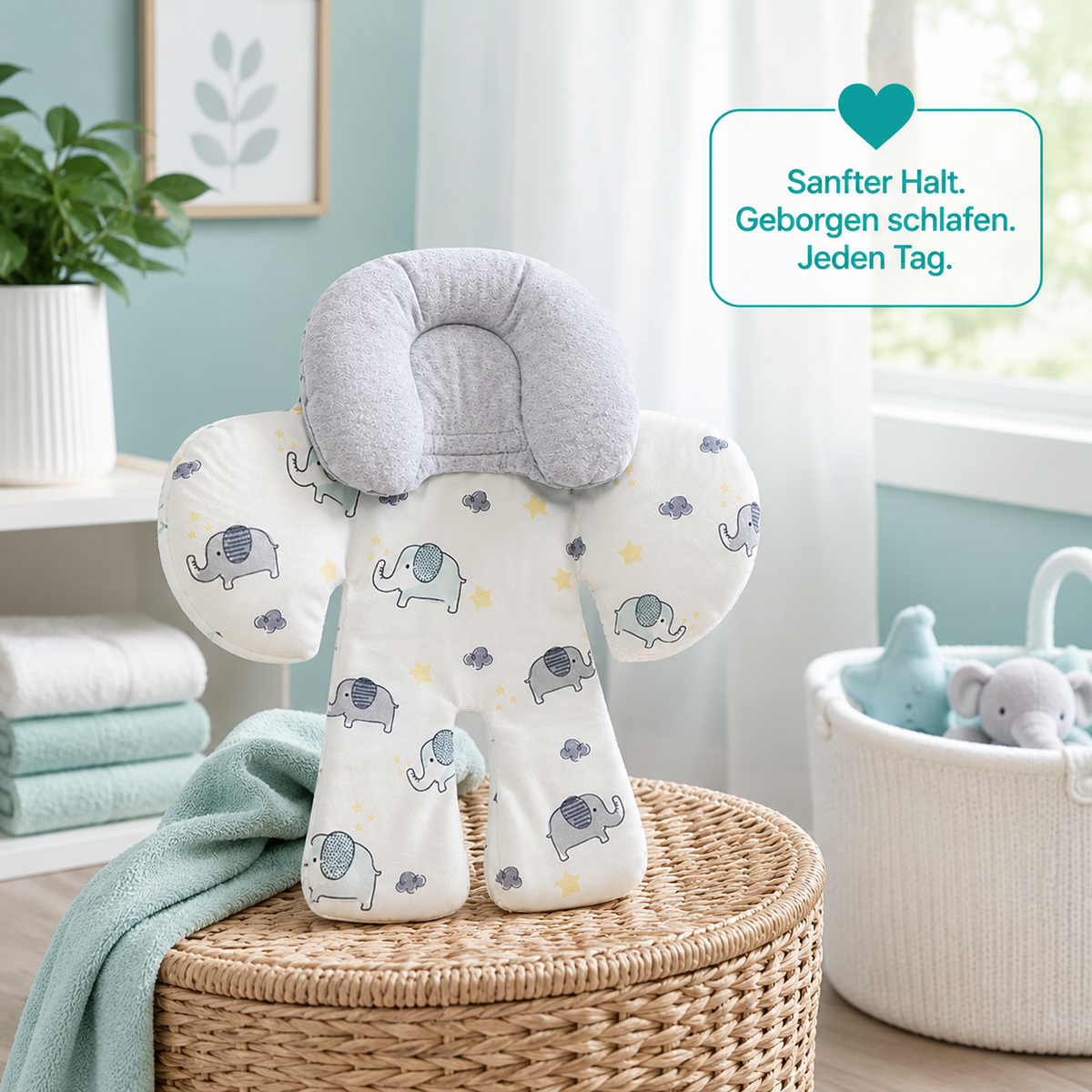 Premium Kinderwagen Einlage – Extra Komfort für Neugeborene