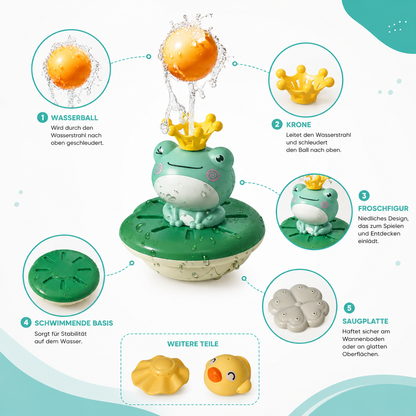 Interaktiver Baby Badefrosch – Wasser & Spaß pur!