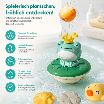 Interaktiver Baby Badefrosch – Wasser & Spaß pur!