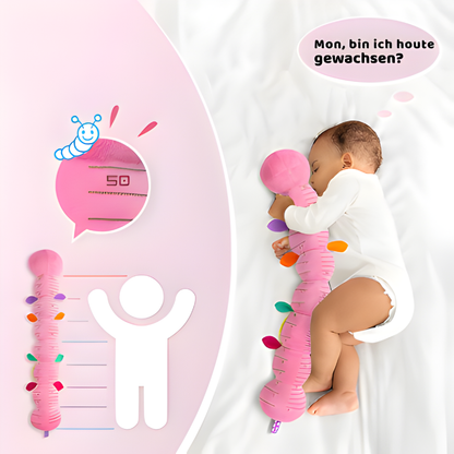 Bunte Raupen-Rassel – Weiches Plüschtier für Babys