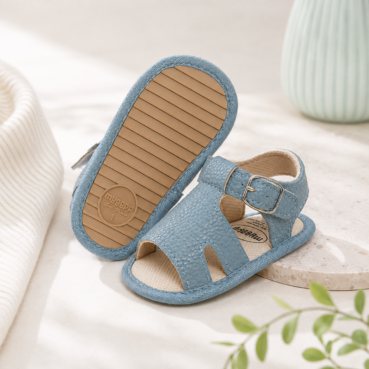 Baby Sandalen mit rutschfester Sohle – Komfort & Sicherheit Blau