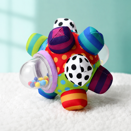 Baby Sensorik Rasselball – Spielerisch Denken & Fühlen lernen