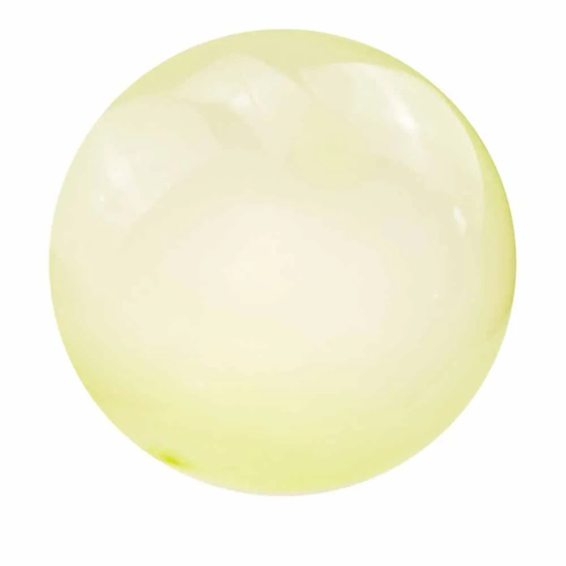 Elastischer Wasser- und Luftspielball für Garten und Strand Gelb