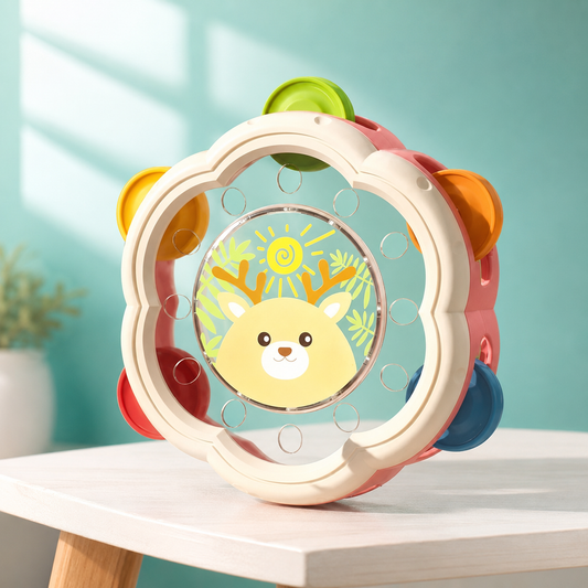 Montessori Musik Trommel für Babys – Lernen mit Spaß & Rhythmus