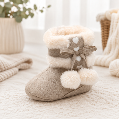 Kuschelige Baby Winterstiefel – Warme Füße für kleine Entdecker Dunkelbraun
