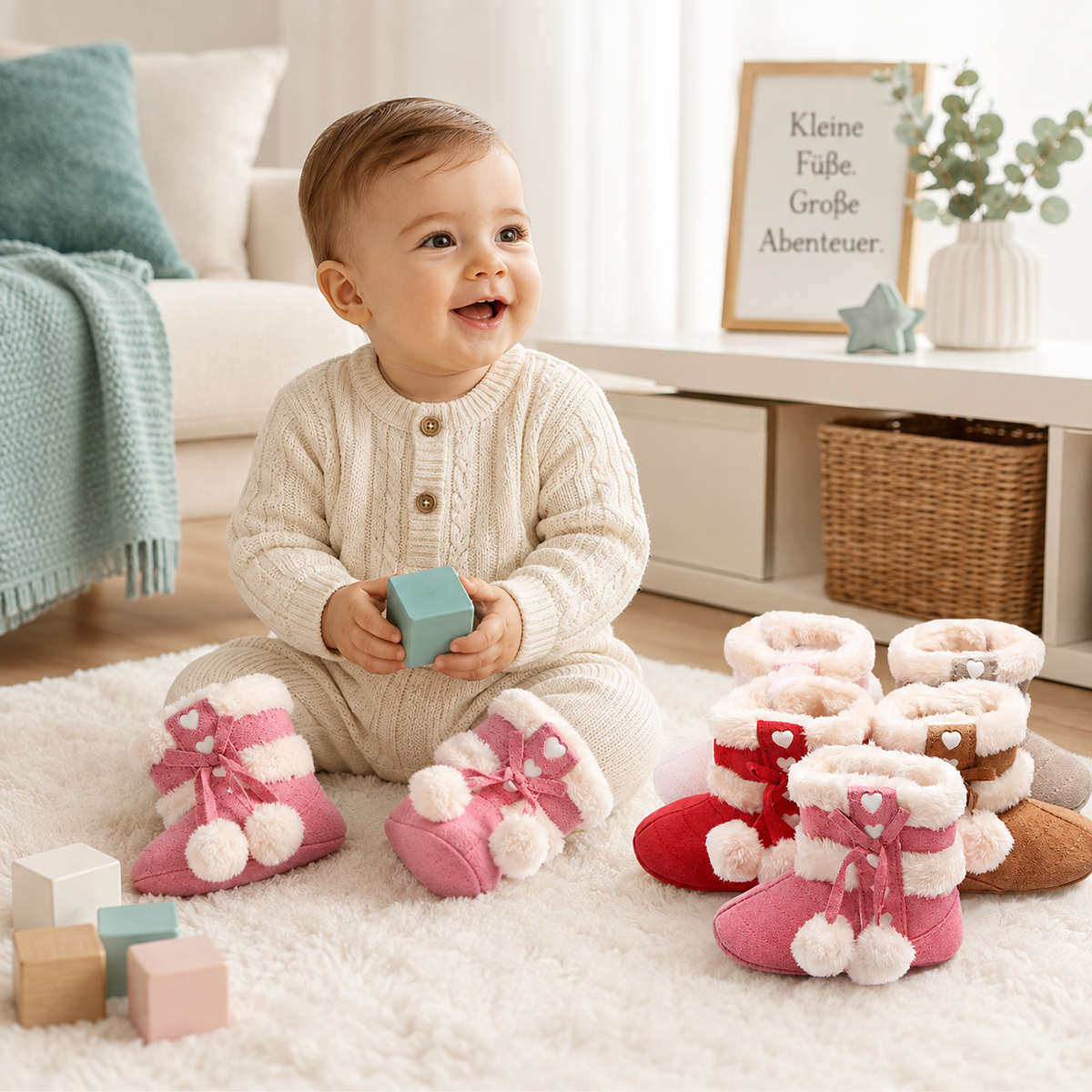 Kuschelige Baby Winterstiefel – Warme Füße für kleine Entdecker