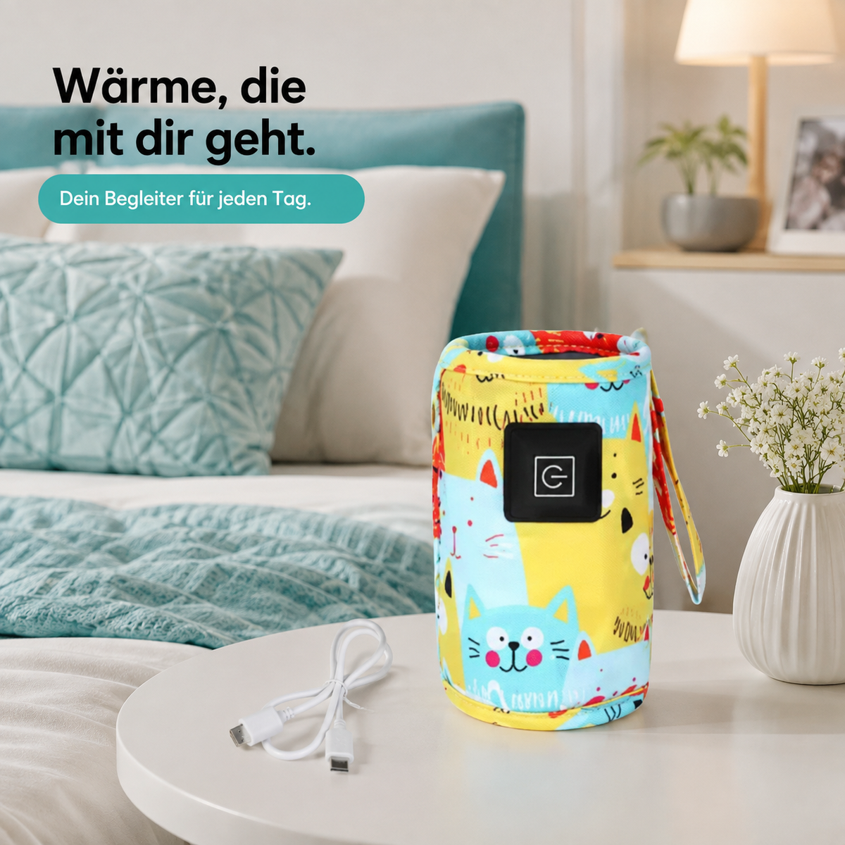 USB Babyflaschenwärmer – Immer trinkbereit, überall!