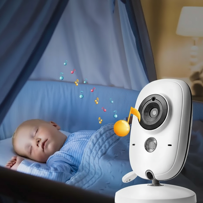 Babyphone HD 3,5'' – Sichere Nachtsicht & Echtzeit-Temperaturanzeige