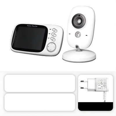 Babyphone HD 3,5'' – Sichere Nachtsicht & Echtzeit-Temperaturanzeige