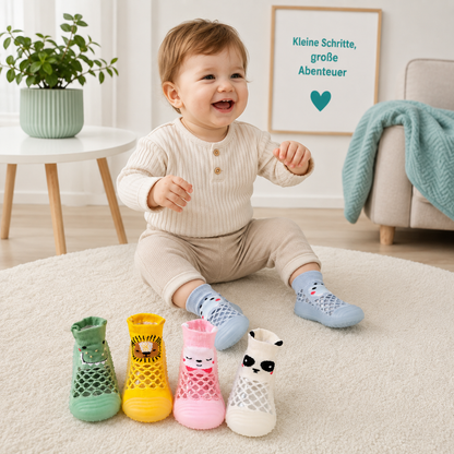 Rutschfeste Babyschuhe – Weich, Atmungsaktiv & Bequem für Erste Schritte