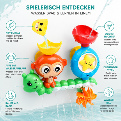 Badespielzeug Affe Wasserfall – Spaß und Lernen für Kinder!