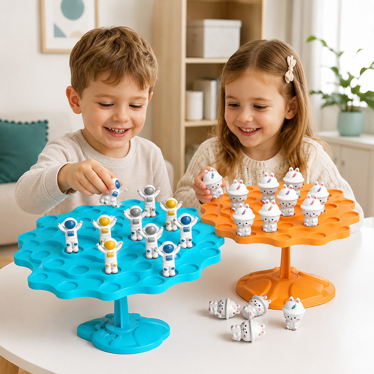 Balance Baum Holzspielzeug mit Figuren für Kinder