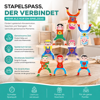 Montessori Stapelspaß – Balance-Bauklötze für Kinder