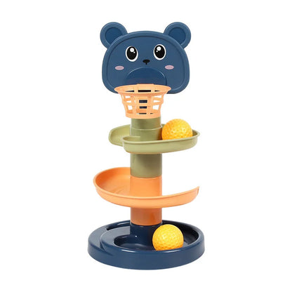 Bunter Rollenball Turm für Kinder