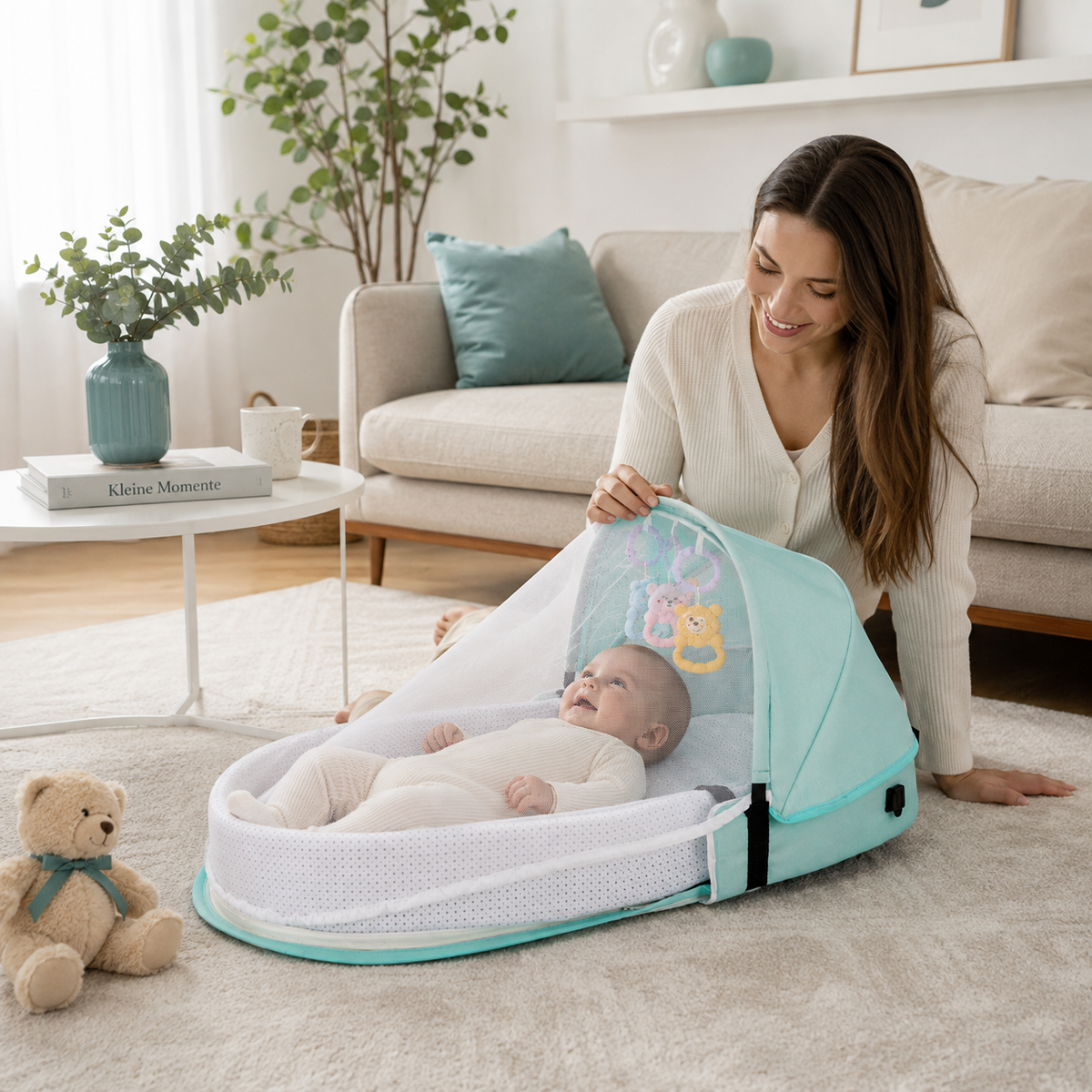 Battilo Babynest – Sicherer Schlaf & Schutz überall!