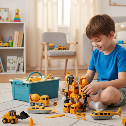 Magnetisches Bauset für Fahrzeuge und Roboter